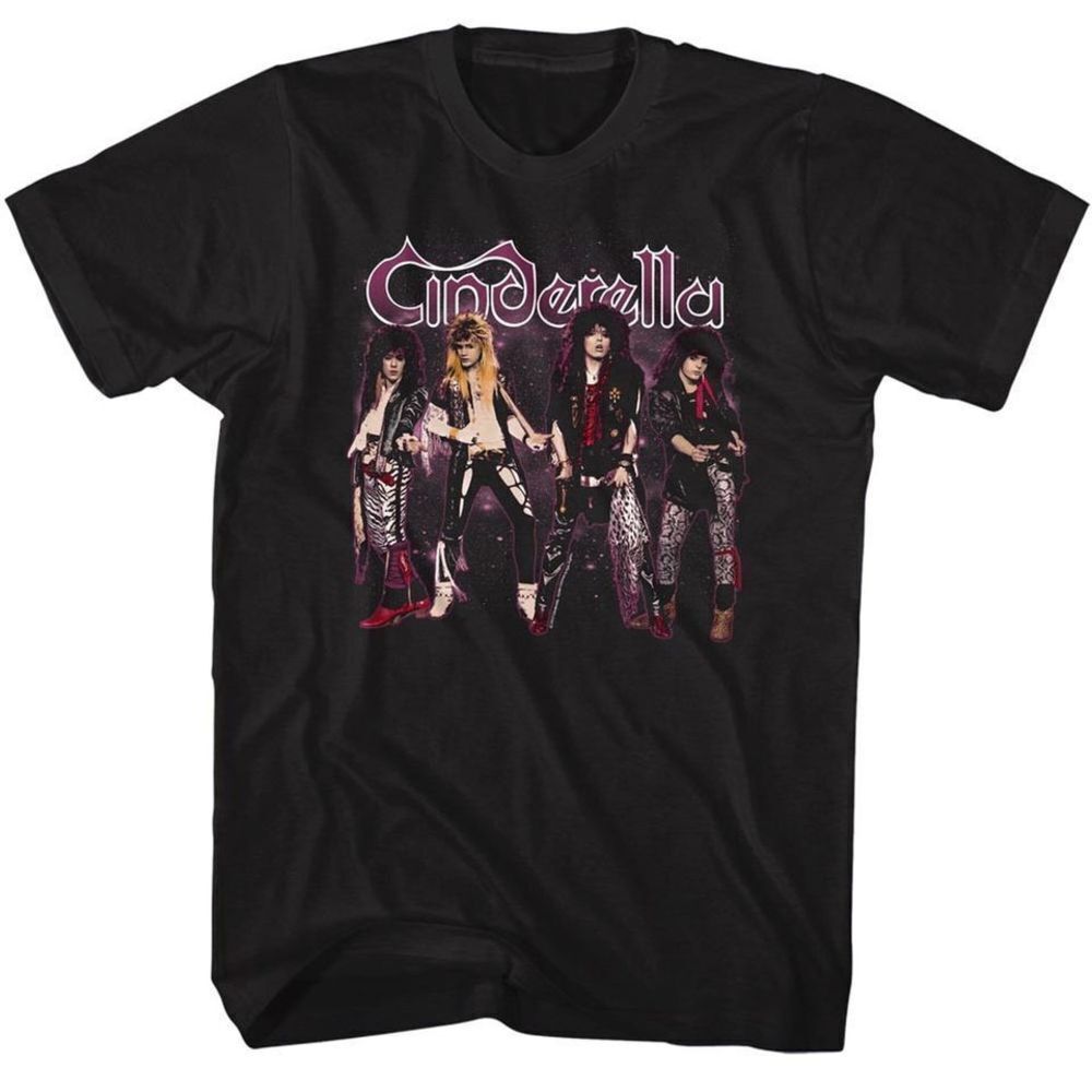 Cinderella Hair Metal Band Stands Rock Fan Graphic T-Shirt